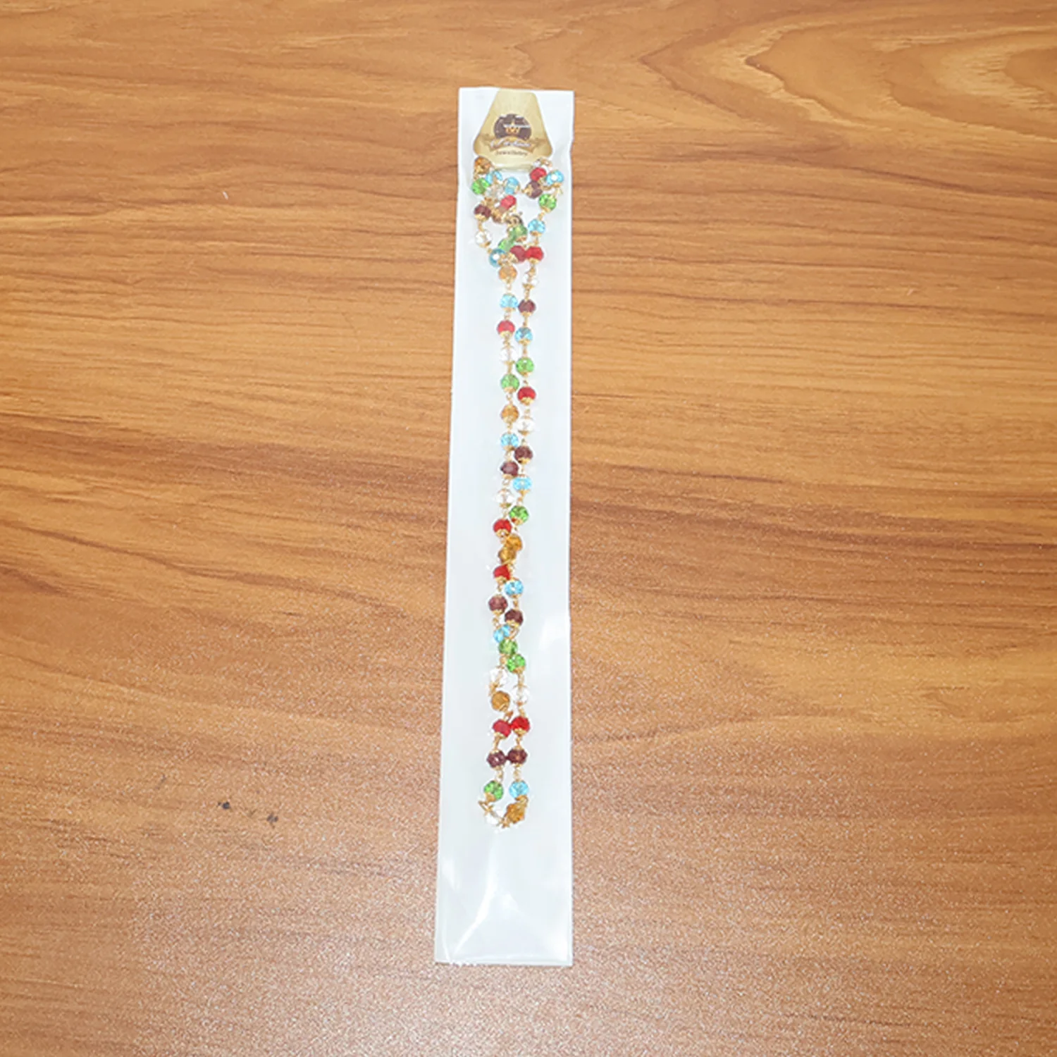 Multicolour Crystal Beaded Necklace – Elegant Lightweight Jewelry - Image 8