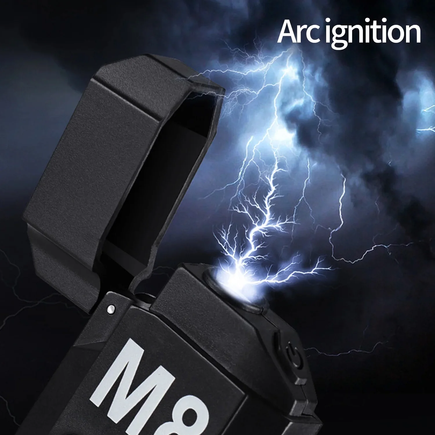 Portable Mini Torch Lighter – USB Rechargeable with Bright LED - Image 3