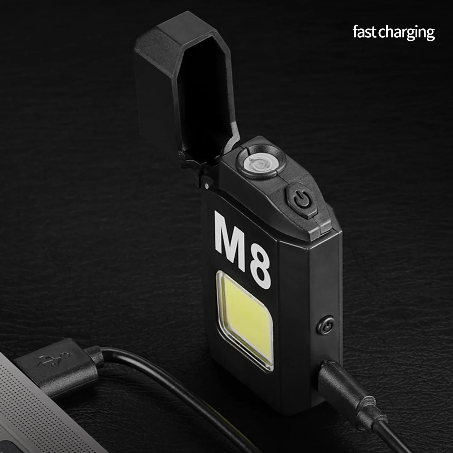 Portable Mini Torch Lighter – USB Rechargeable with Bright LED - Image 6