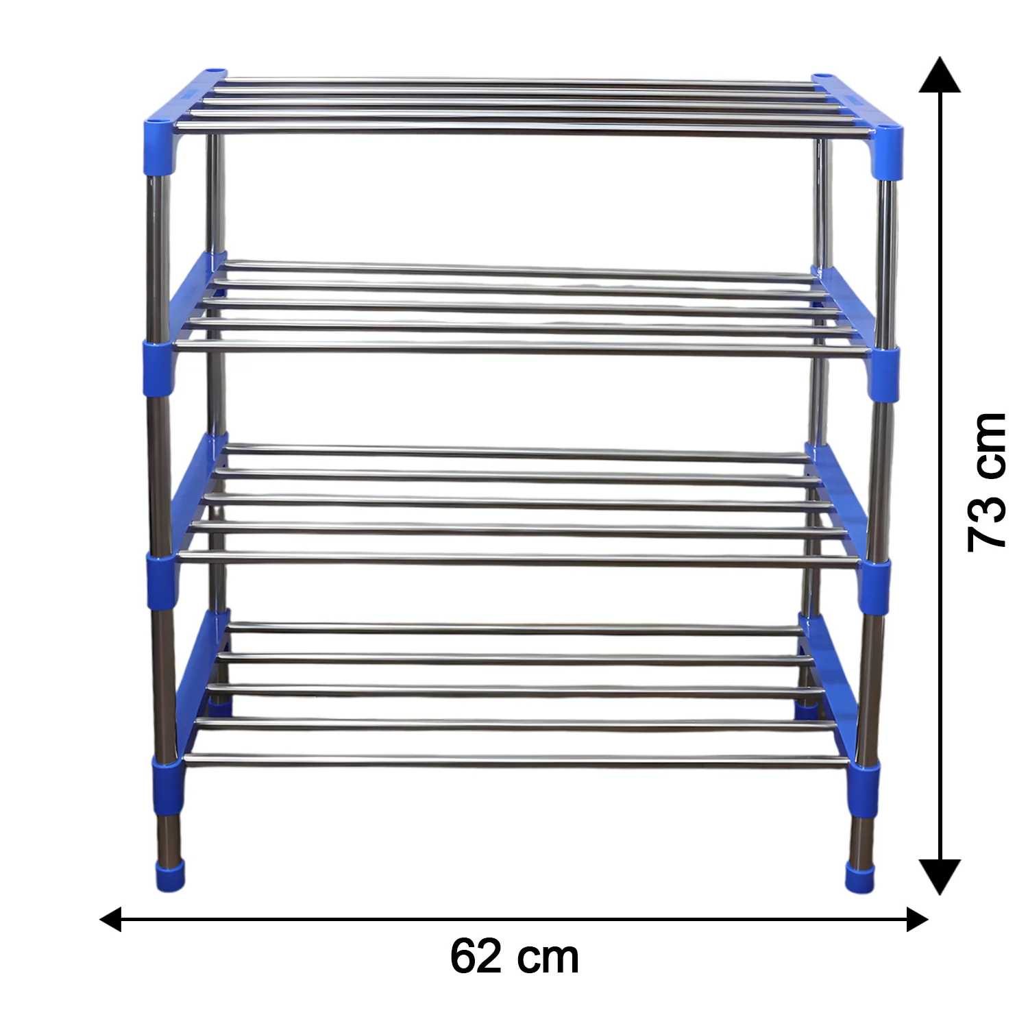 4-Layer Shoe Rack Organizer – Durable Stainless Steel Storage - Image 4