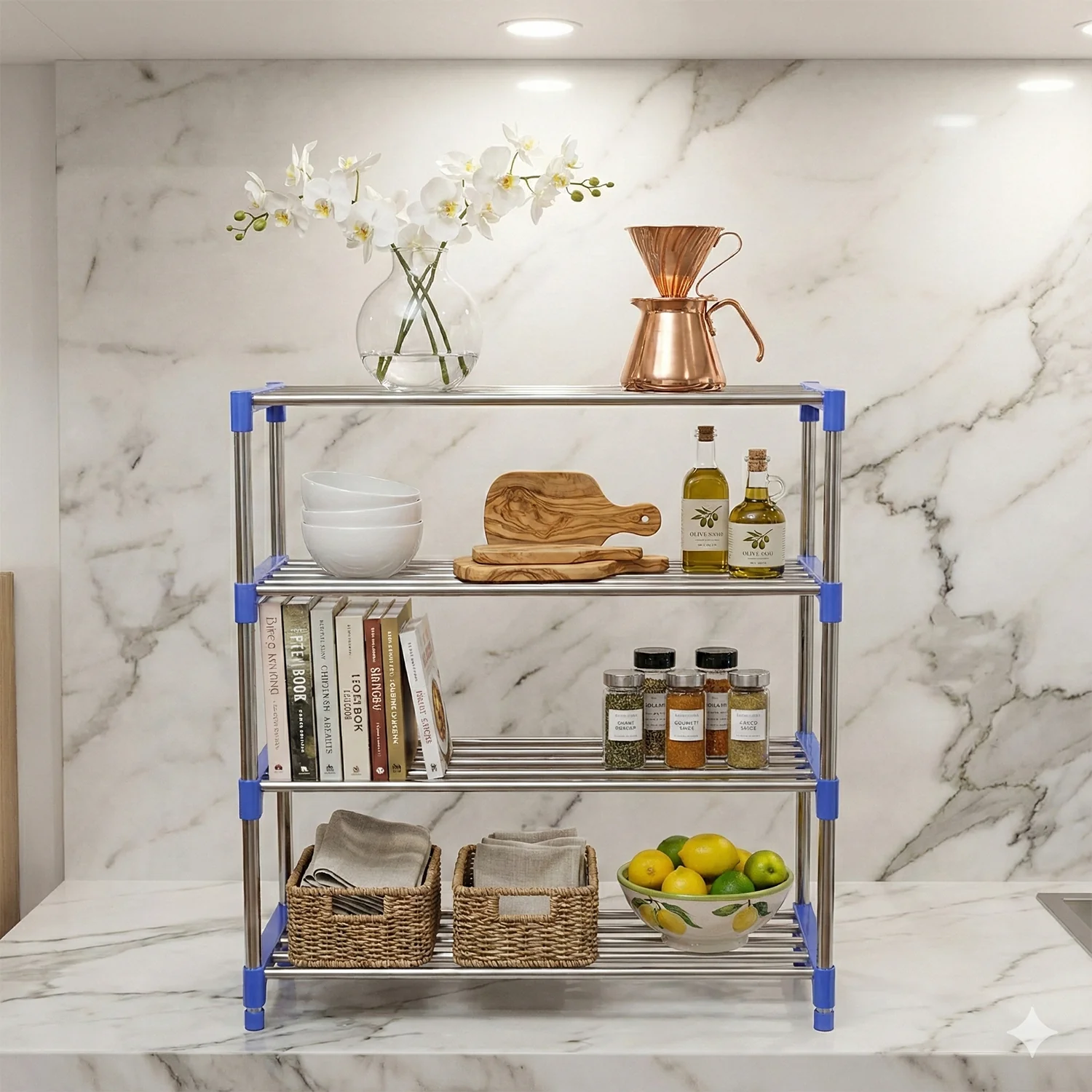 4-Layer Shoe Rack Organizer – Durable Stainless Steel Storage - Image 6