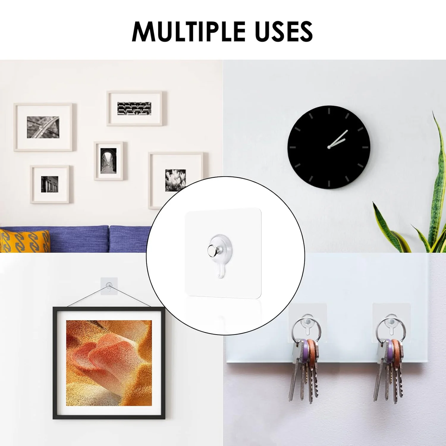 Adhesive Photo Frame Wall Hook – Strong, Damage-Free Hanging - Image 6