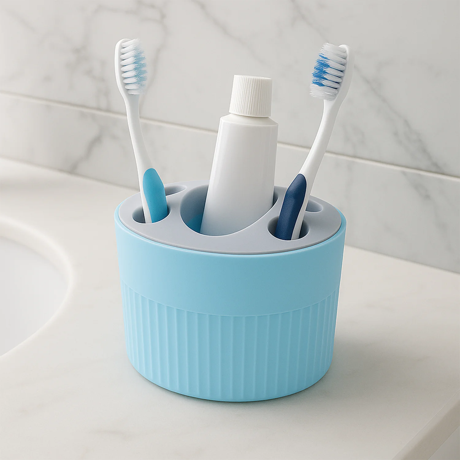 Bathroom Toothbrush Holder Stand – Durable Multipurpose Organizer - Image 4