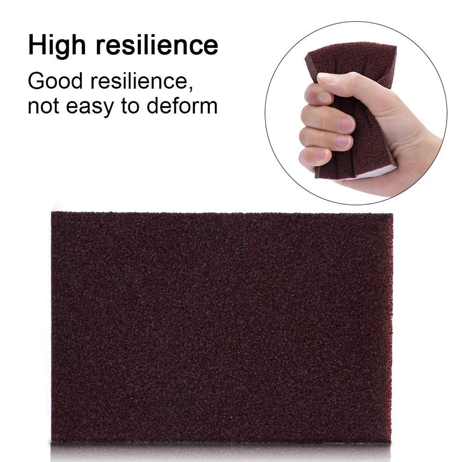Kitchen Cleaning Sponge Scrub Block – Compact & Durable 7x7 cm - Image 3