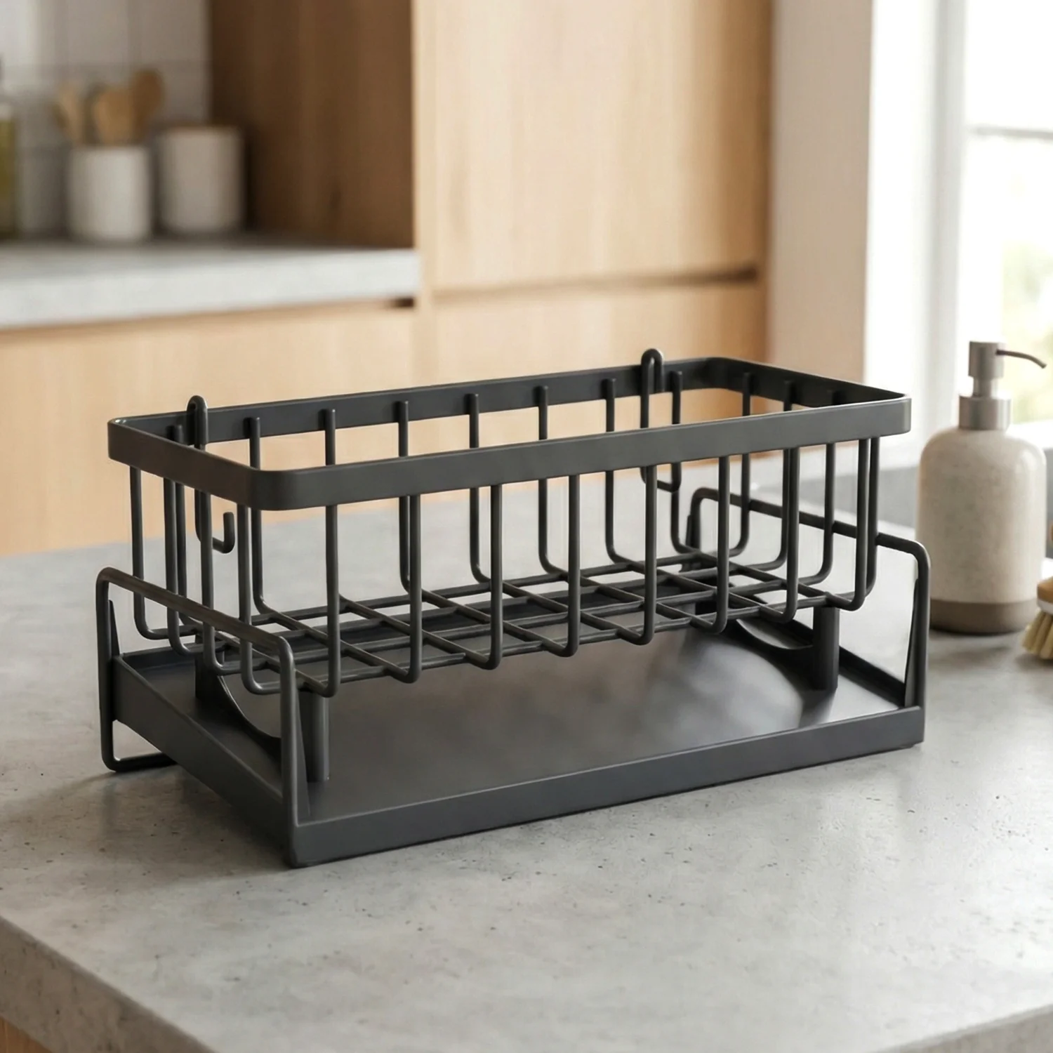 Plastic Bathroom Storage Rack – Multipurpose Shower Organizer - Image 5