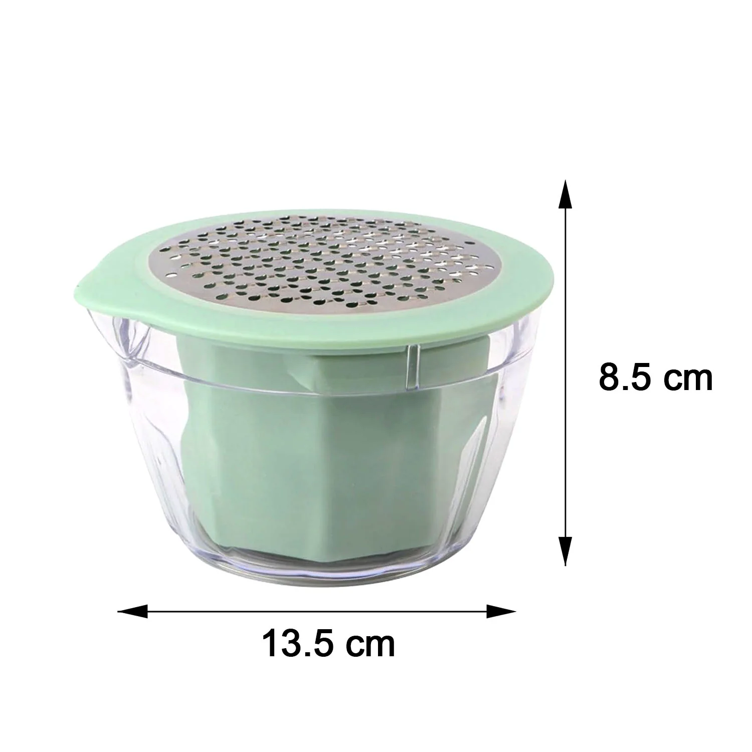 Manual Vegetable Grater – Multipurpose Shredder with Storage Bowl - Image 6