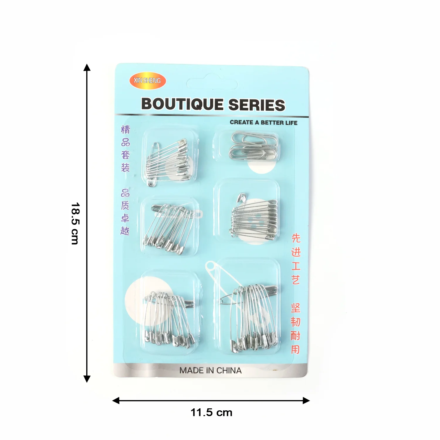 Metal Safety Pin Set – Durable Multipurpose Tailoring & Repair Kit - Image 6