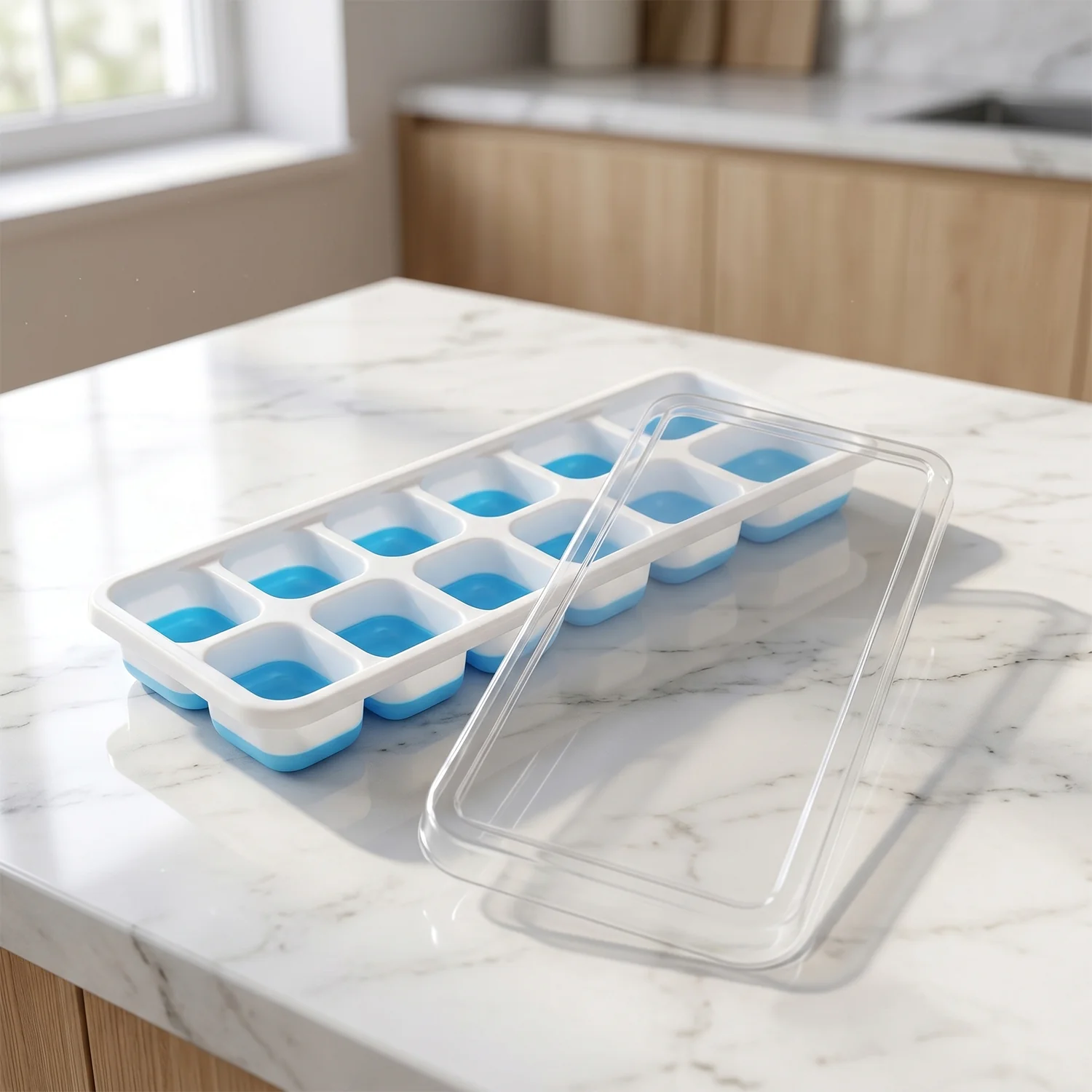 14-Grid Plastic Ice Cube Tray – Easy-Release & Multipurpose Use - Image 8