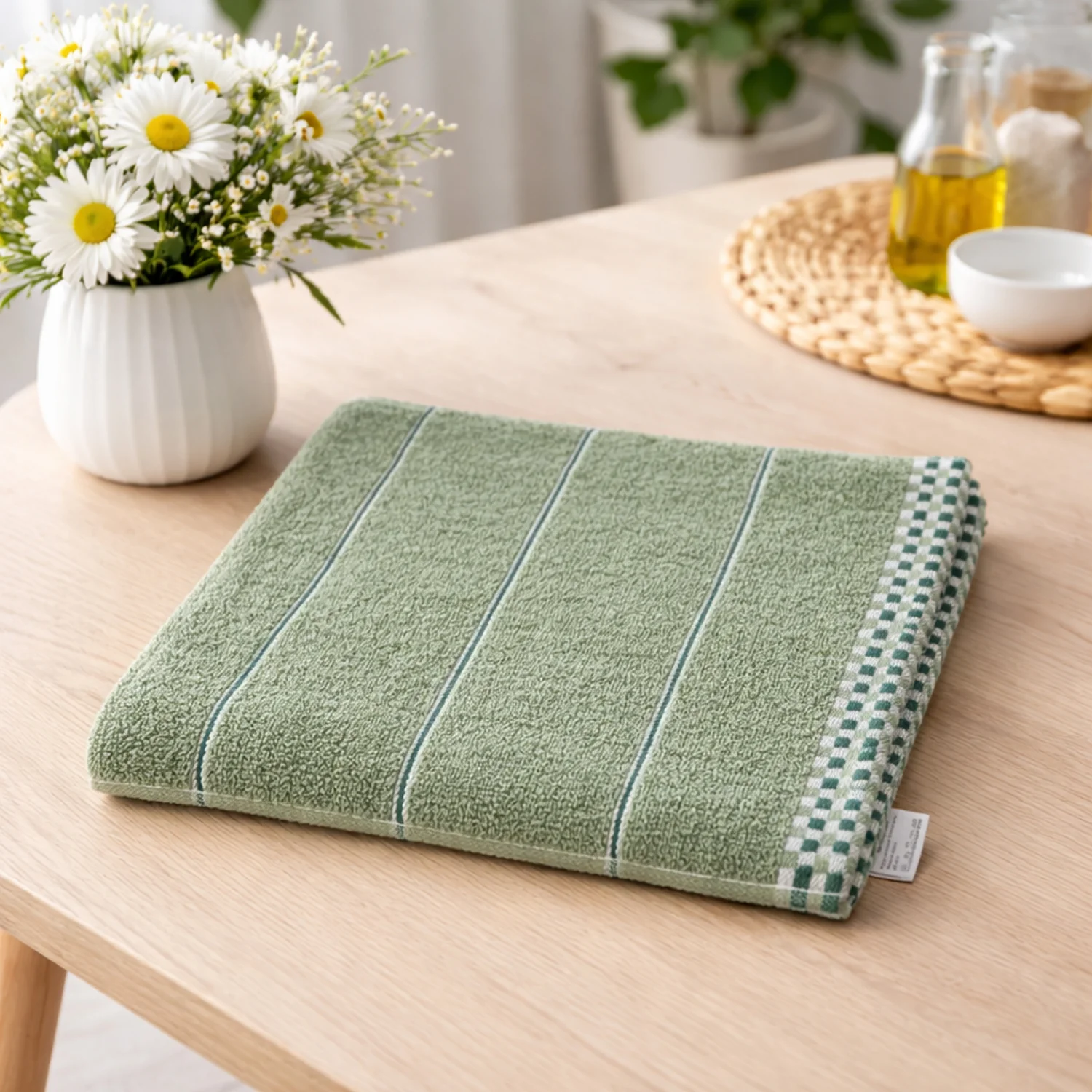 Cotton Bath Towel – Soft, Absorbent & Quick Dry for Daily Use - Image 3