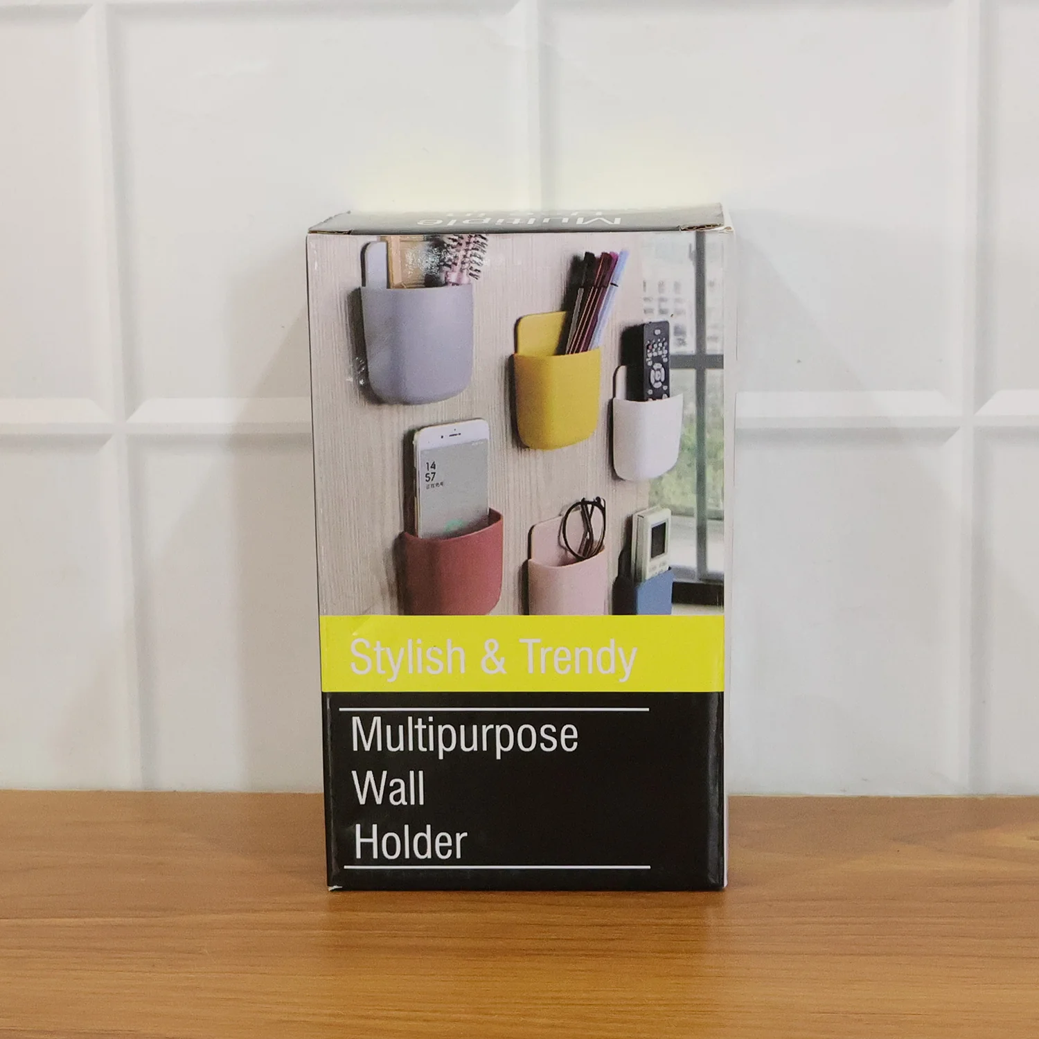 Wall Mounted Mobile Holder – 4 Pack Plastic Organizer | Gambit - Image 7