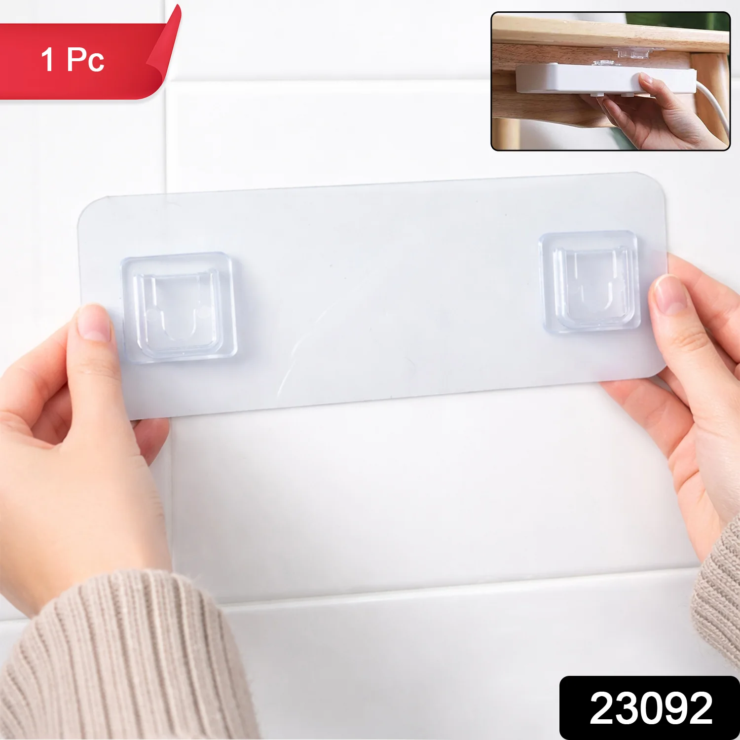 Self Adhesive Wall Mounted Hanger – Easy Space Saver for Home - Image 2