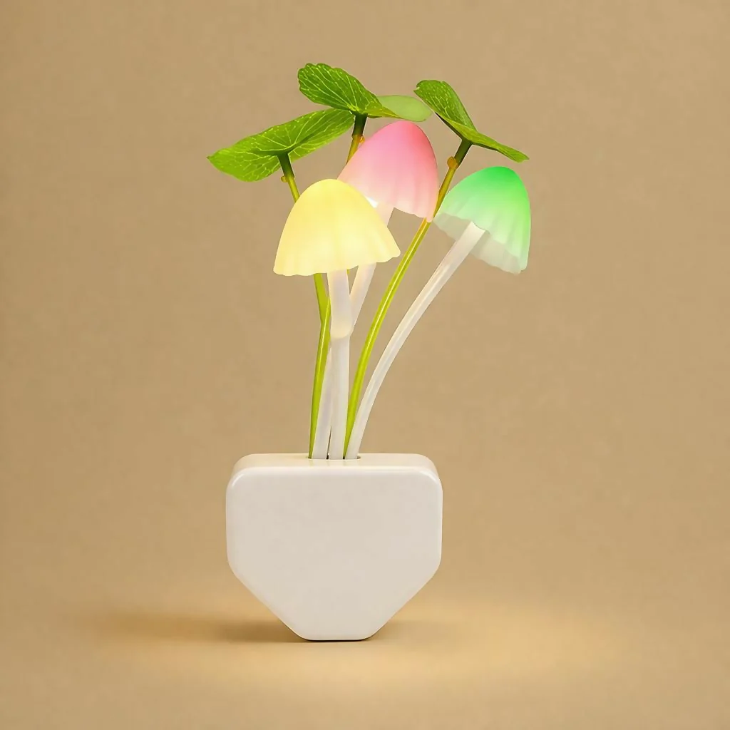 Mushroom LED Night Light – Soft Glow Plug-In Decor lamp - Image 4