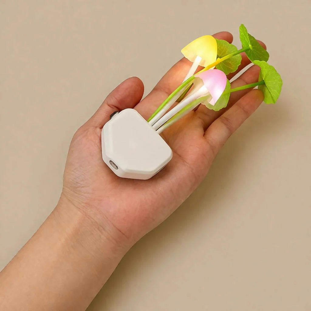 Mushroom LED Night Light – Soft Glow Plug-In Decor lamp - Image 5