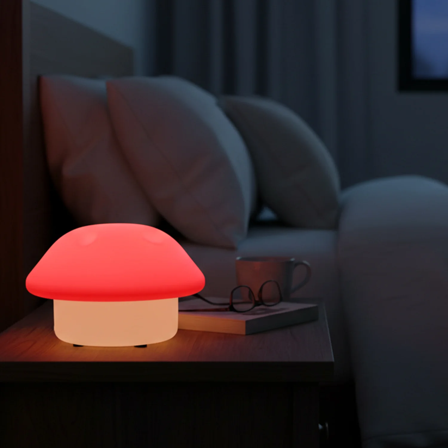 Mushroom Shaped LED Night Light – Soft Glow Energy Saving Lamp - Image 8
