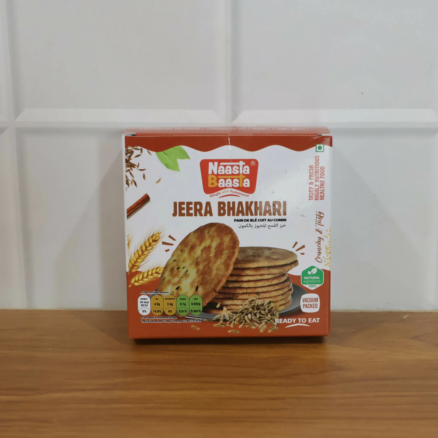 Naasta Baasta Jeera Bhakhari – Crispy cumin snack, 200g - Image 6