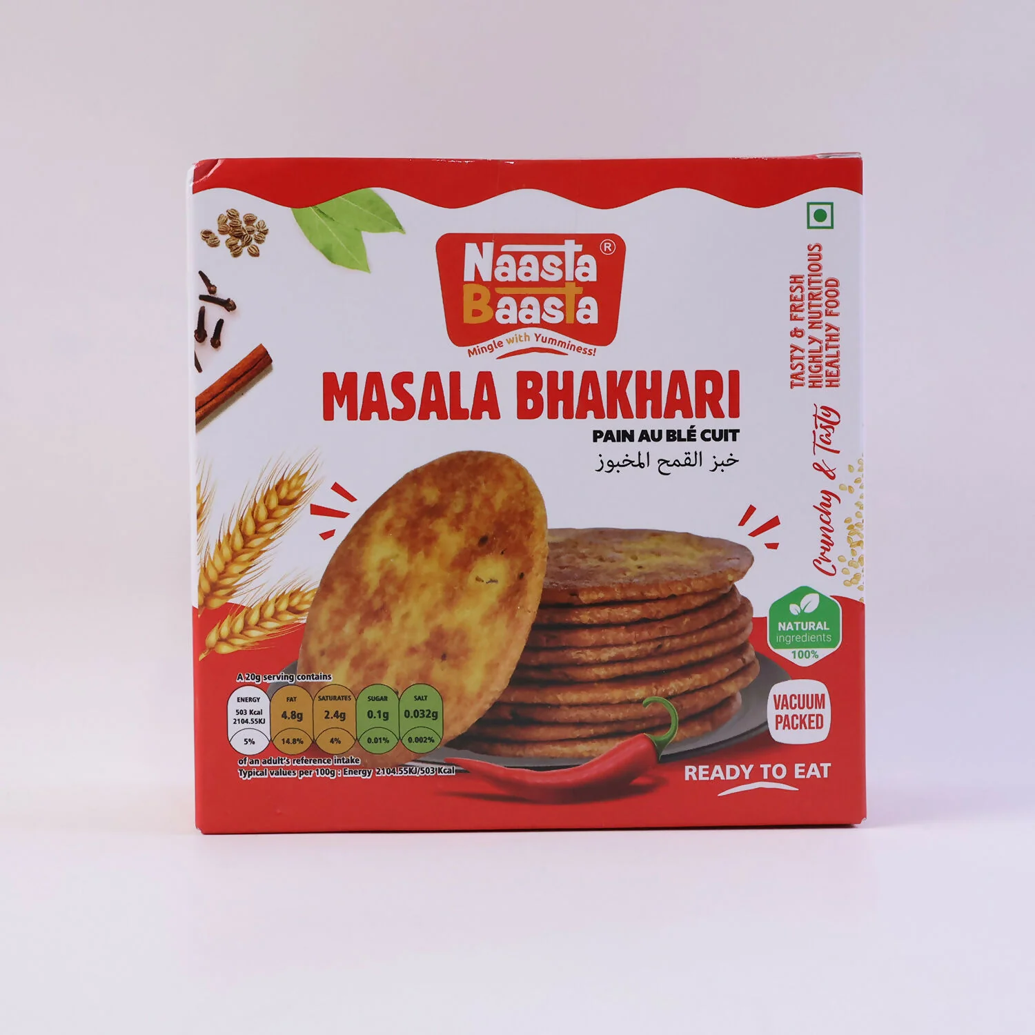 Naasta Baasta Masala Bhakhari – Crispy & Flavourful Snack - Image 5