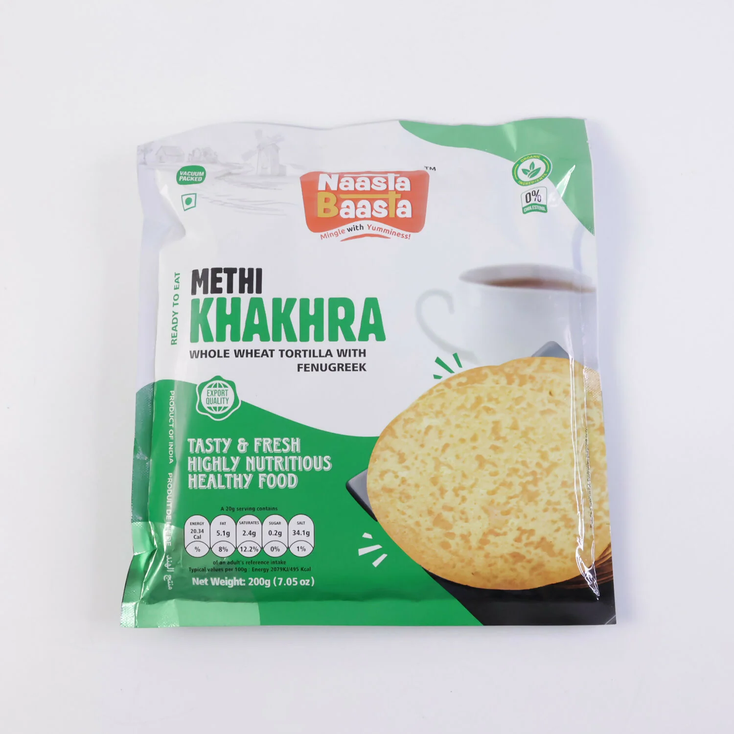 Methi Khakhra – Healthy Whole Wheat Snack with Fenugreek for Tasty & Nutritious Bites - Image 5