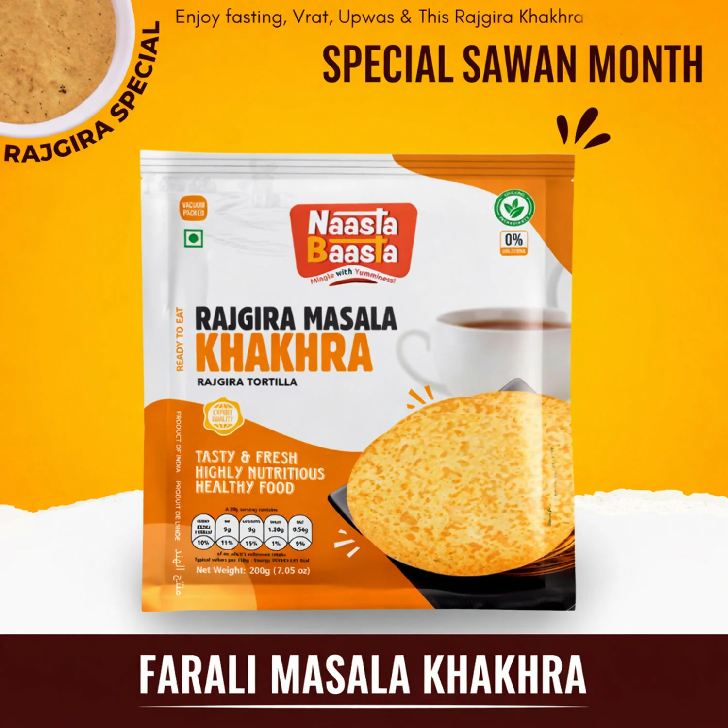 Rajgira Khakhra – Crispy, Nutritious & Perfect for Fasting - Image 2