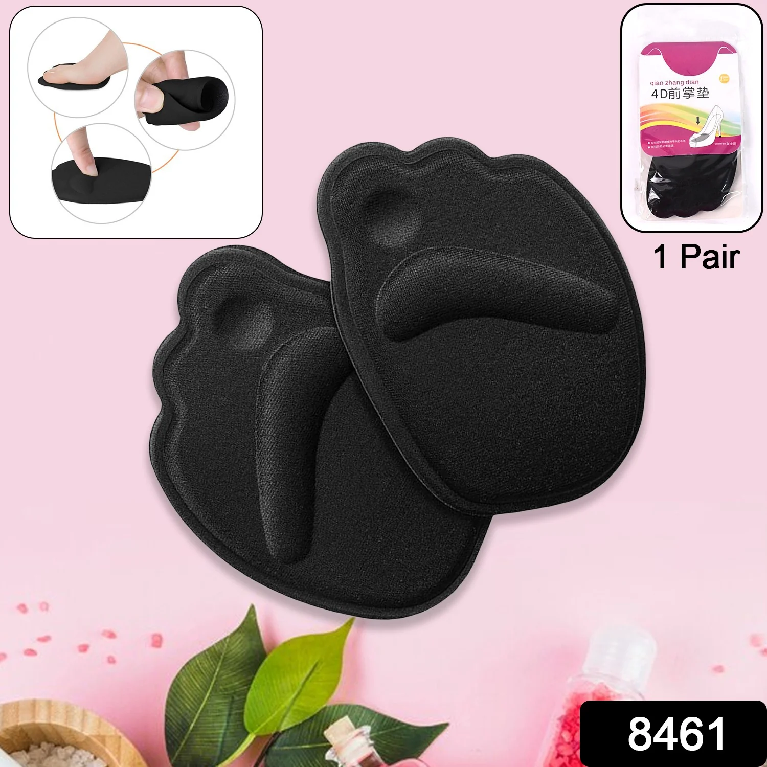 Heel Cushion Inserts – Non Slip, Callus Prevention Pads | Velvet Wellness - Image 2