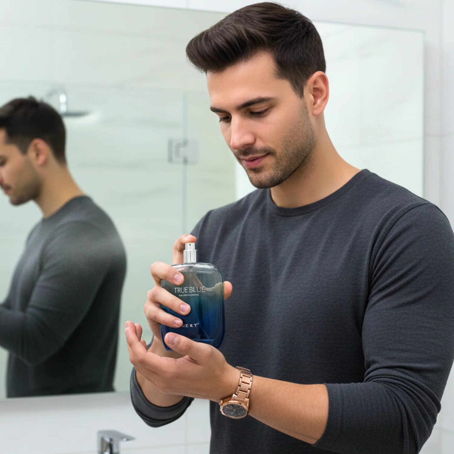 Men's Long Lasting Aquatic Perfume – Fresh Signature Scent - Image 3