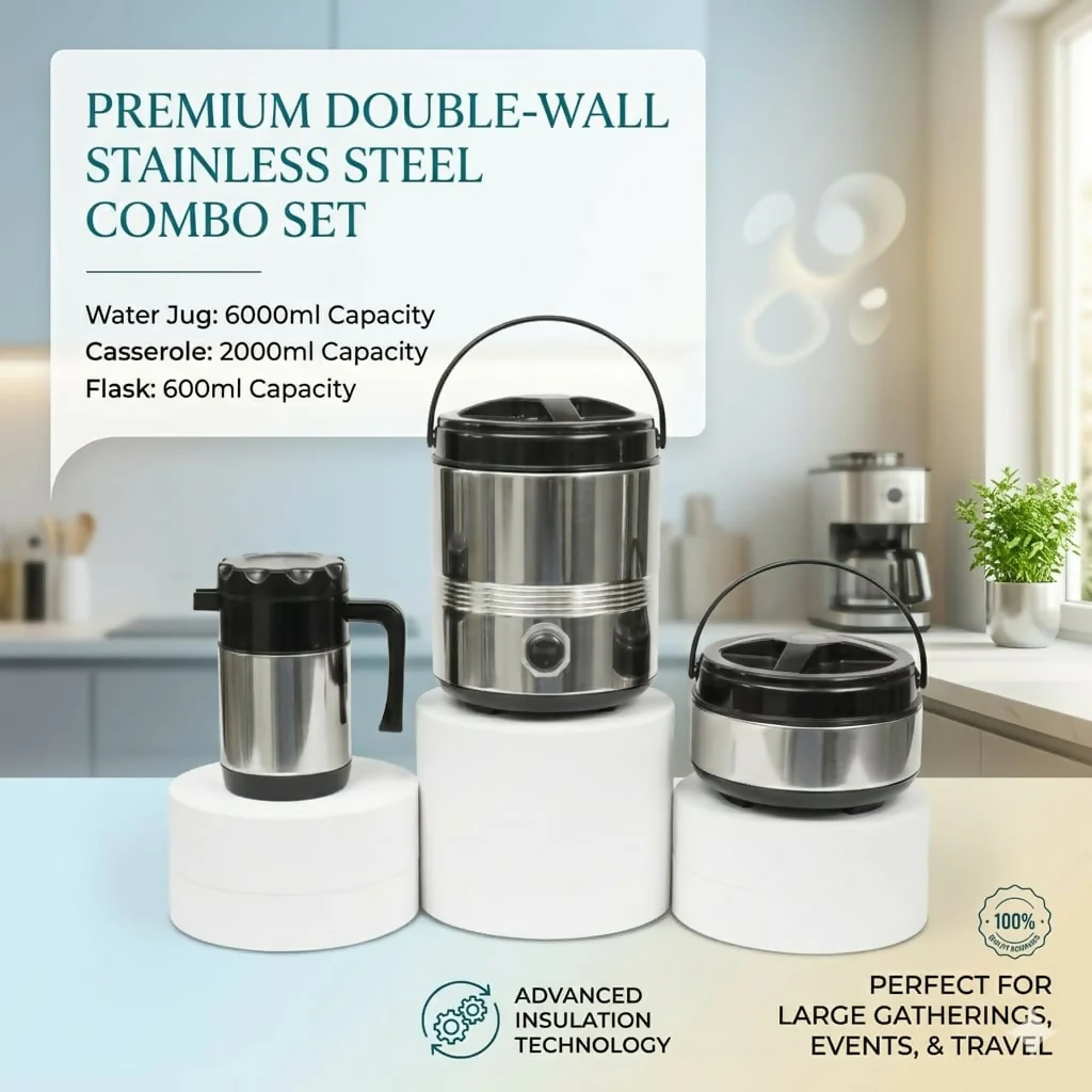 Insulated Water & Food Set – Keeps Hot & Cold for Hours - Image 3