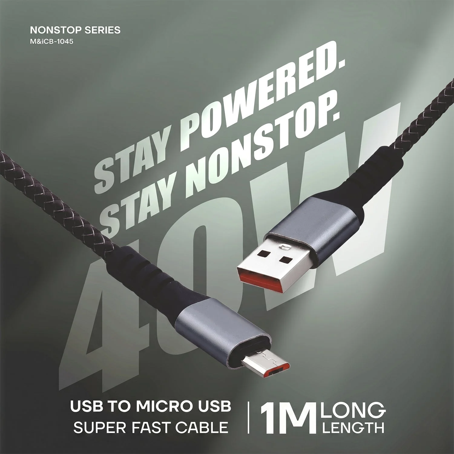 40W Micro USB Charging Cable – Fast Charging & Durable Braided Design - Image 6