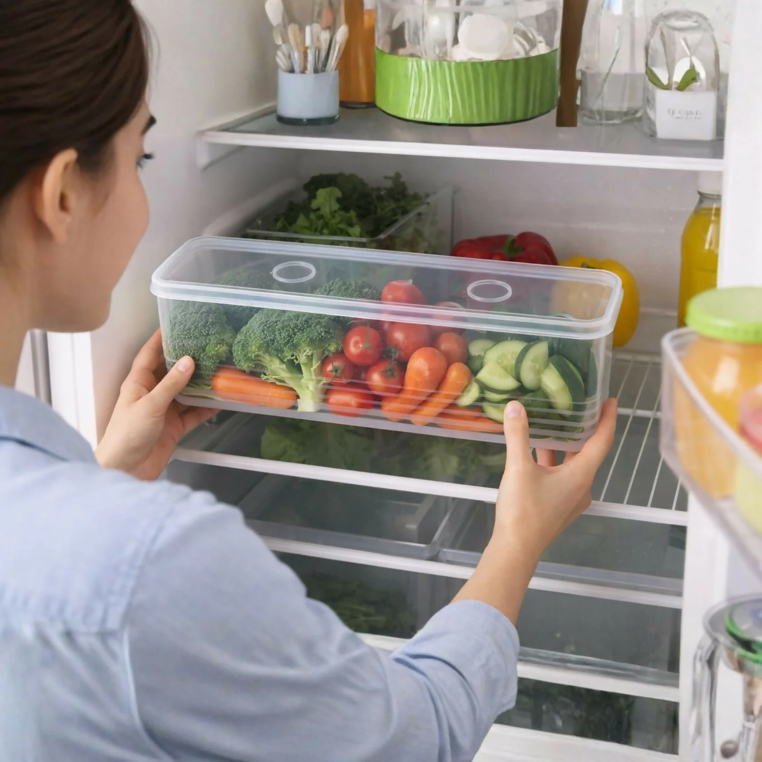 Plastic Food Storage Containers – Airtight 6-Pack for Freshness - Image 3