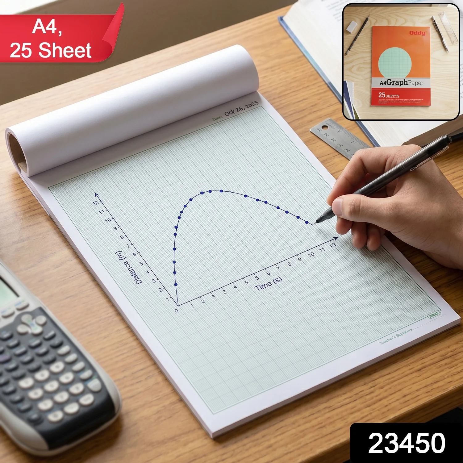 A4 Graph Paper Pad – Precise 1mm Square Grid for Technical & Academic Use - Image 2