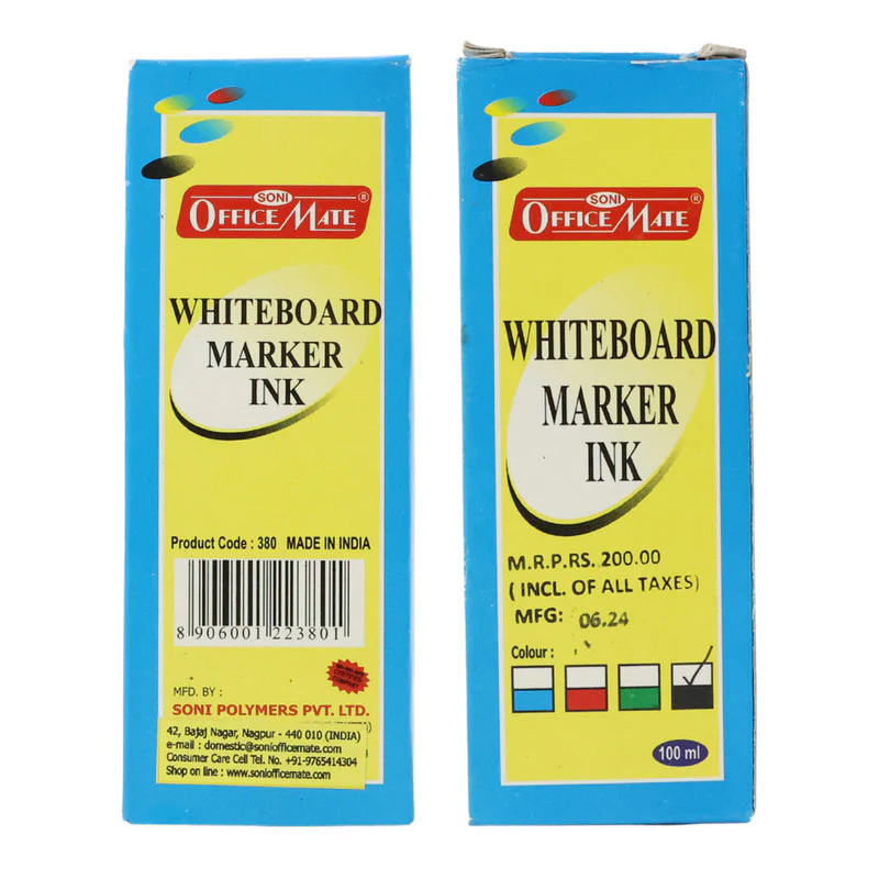 Whiteboard Marker Ink – Quick-Dry 100ml Refillable Bottle - Image 4