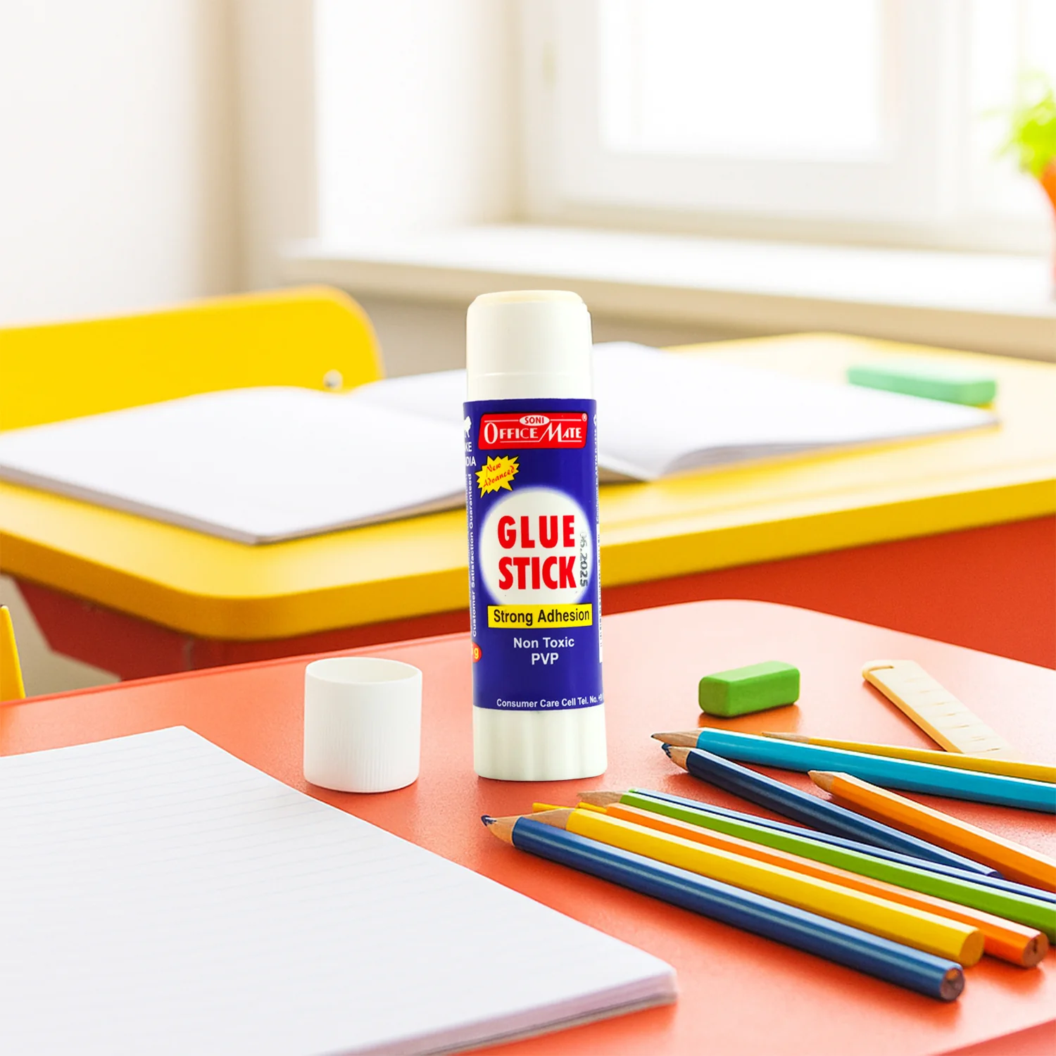 Glue Stick – 25g Strong Adhesion Non-Toxic PVP Formula - Image 5