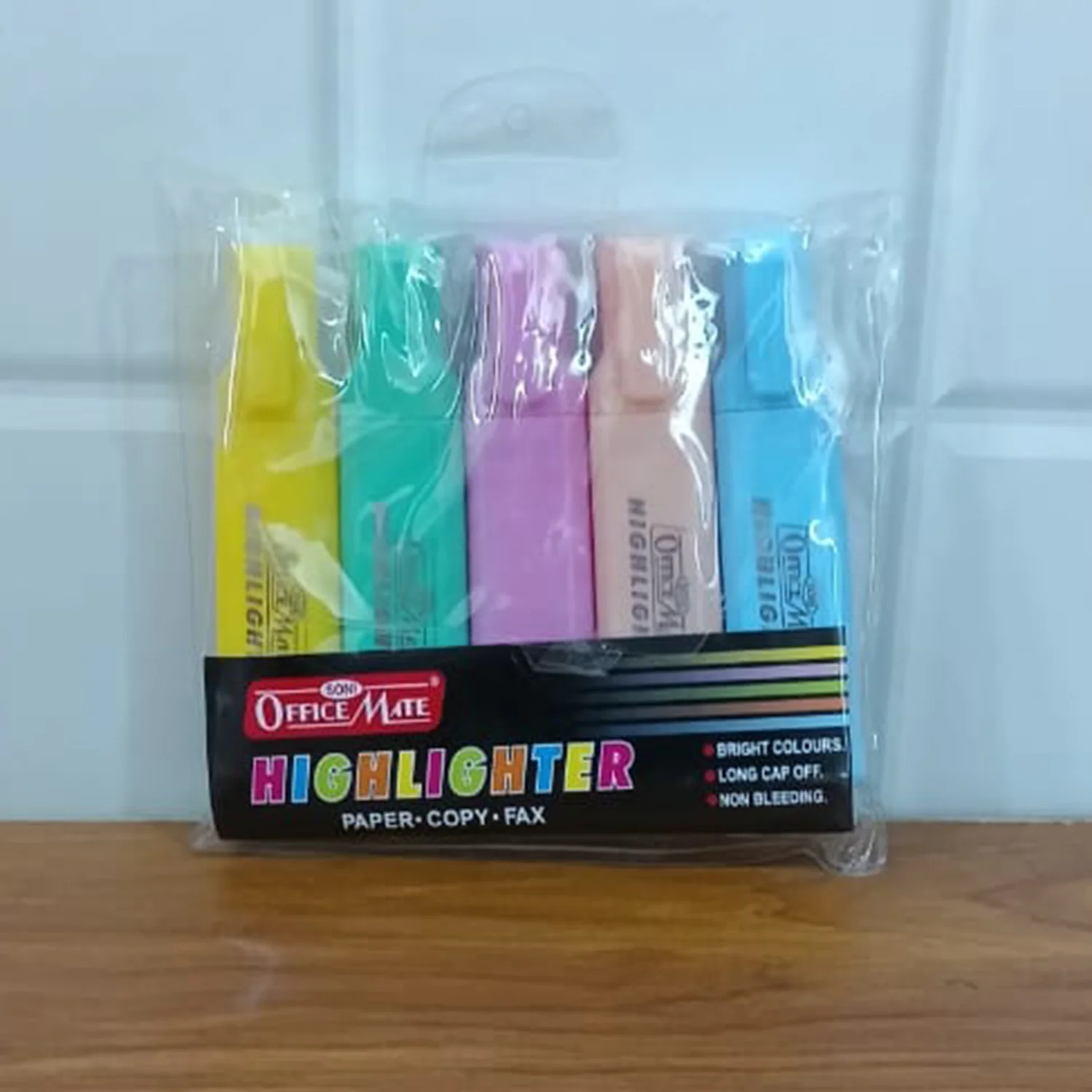 Highlighter Pen Set – 5 Bright Smooth Colours for Study & Office - Image 8
