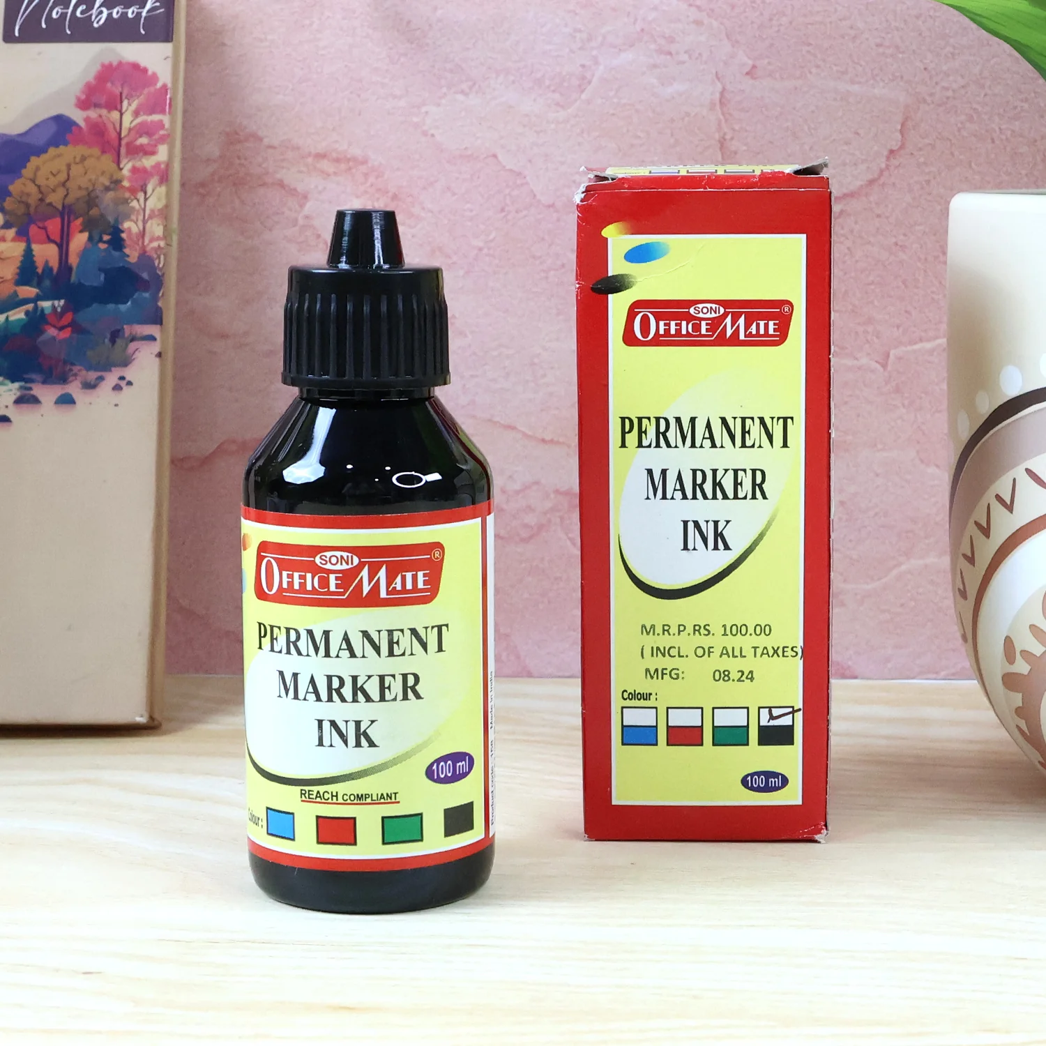 Permanent Marker Ink – 100ml Black Refill for Bold, Long-Lasting Markings - Image 4