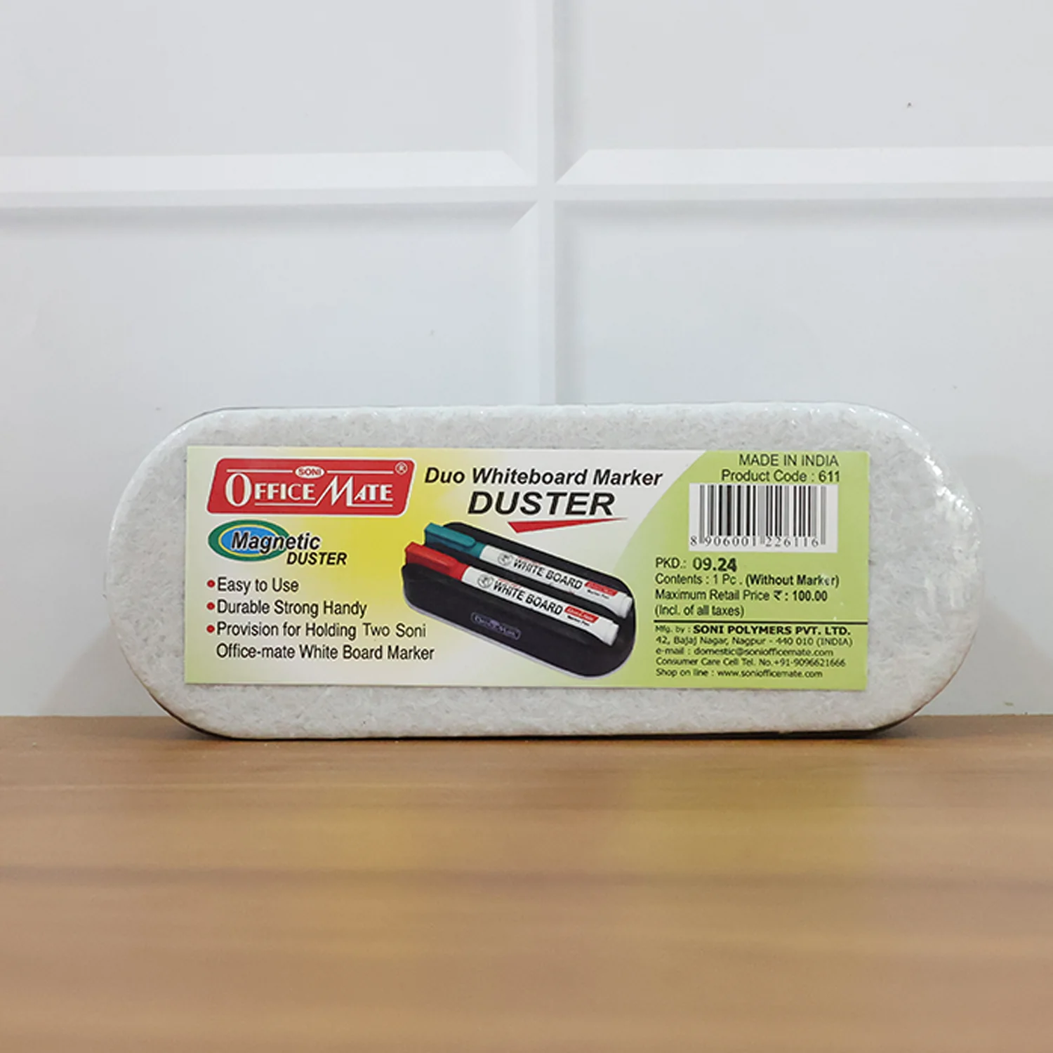 Whiteboard Duster – Magnetic, Lightweight & Easy Grip Cleaner - Image 6