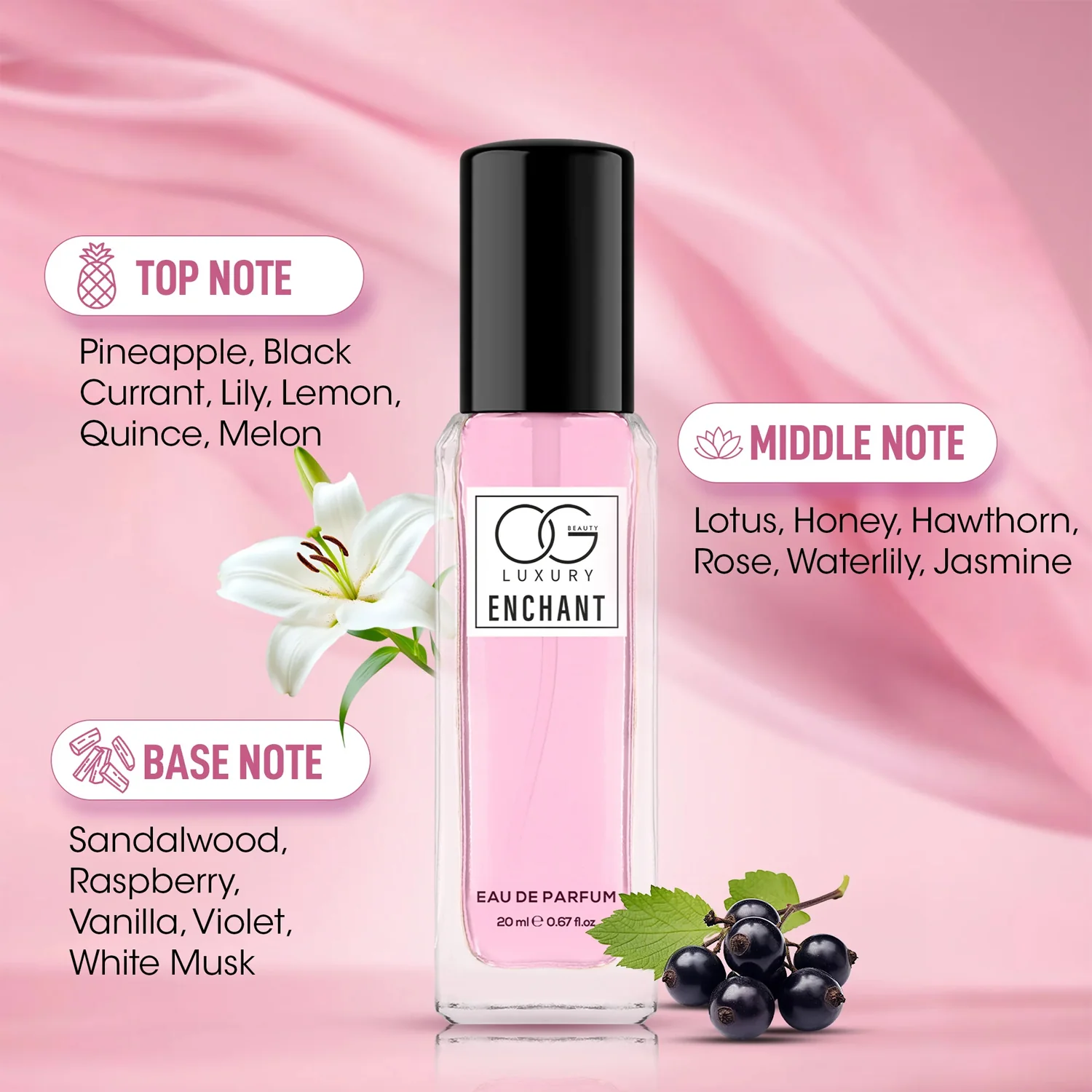 Pure Elegance Eau De Parfum Gift Set – 4x20ml Unisex Fragrances - Image 4