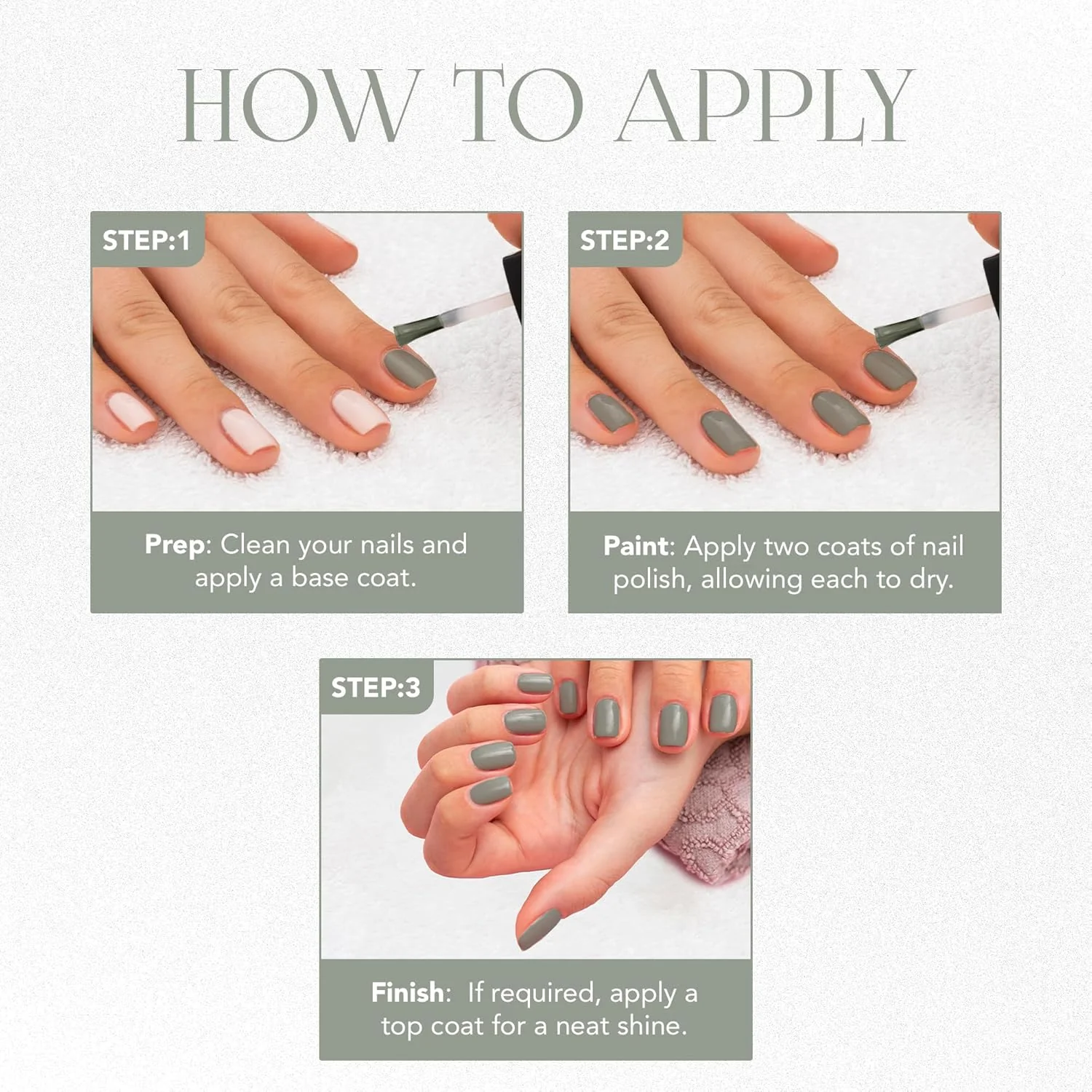 Pearl Grey Gel Nail Polish – Long-Lasting Rich Pigment 10 ML - Image 7