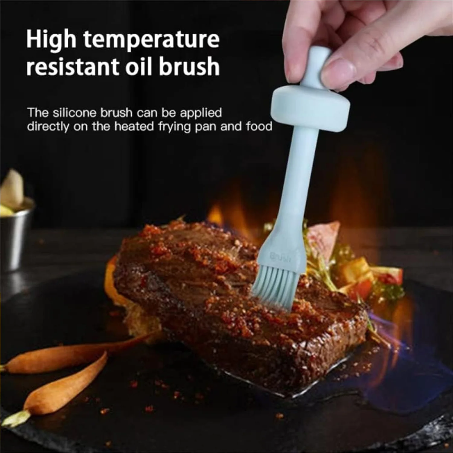 Glass Oil Dispenser with Brush – Borosilicate Kitchen Bottle | Own Hydrate - Image 8