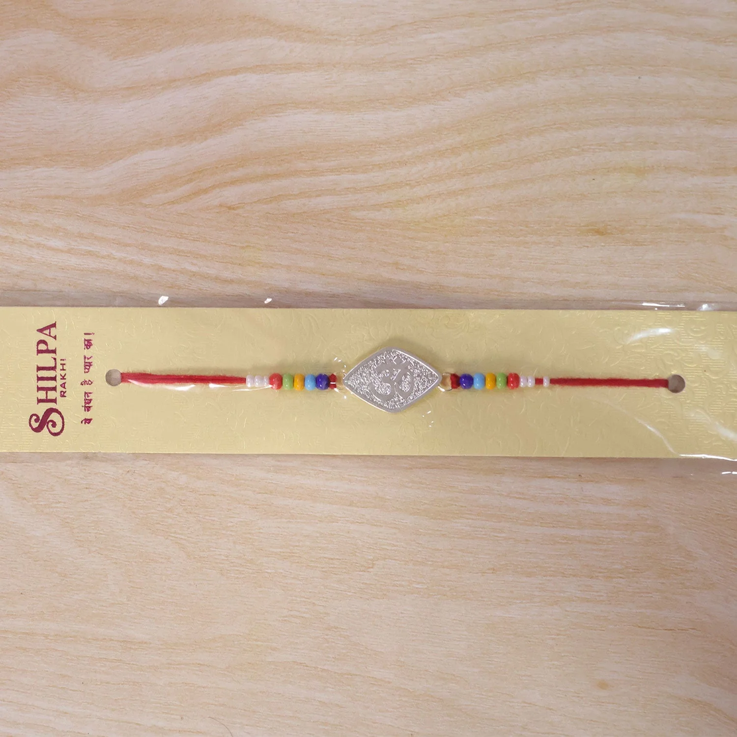 Om Symbol Beaded Designer Premium Traditional Rakhi for Brother - Image 6