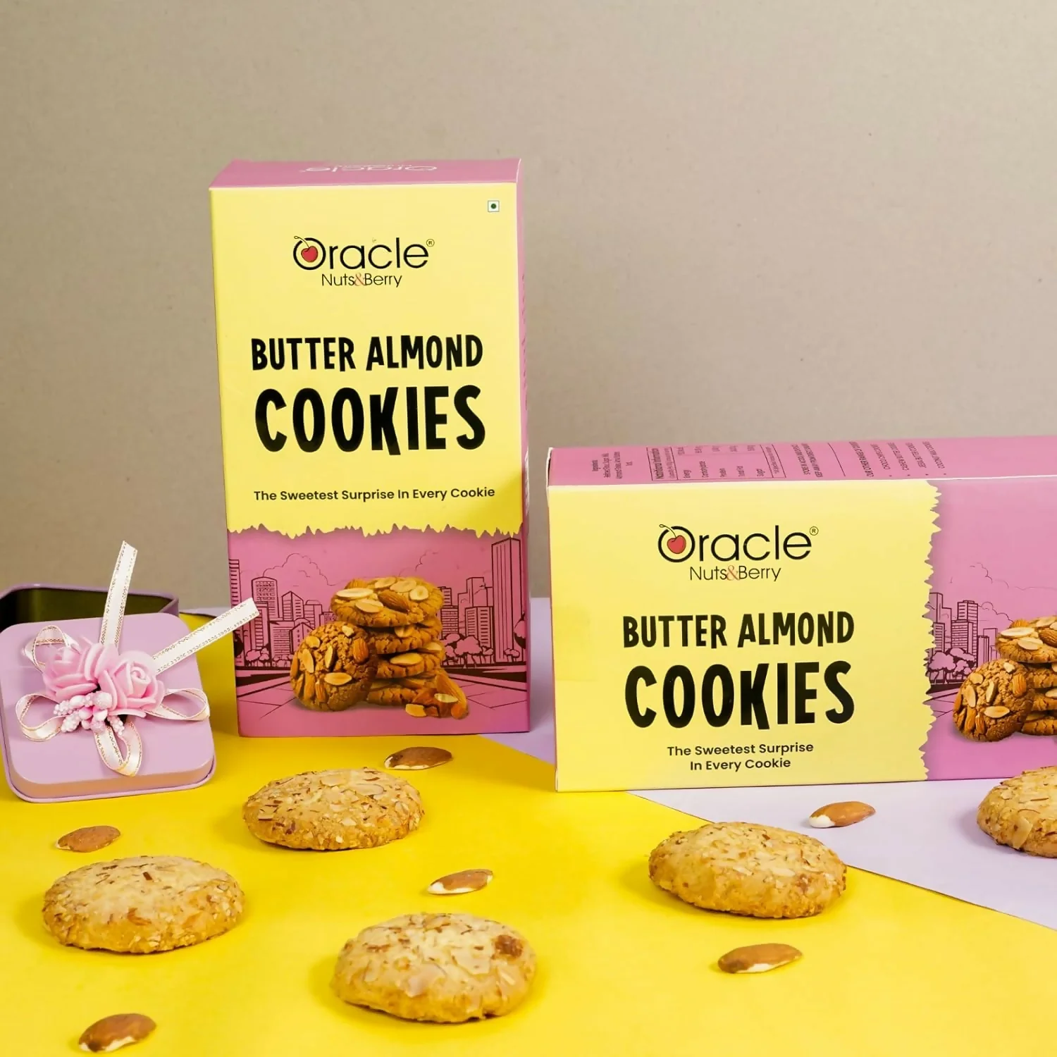 Butter Almond Cookies – Crunchy Real Butter Biscuits 200g - Image 3