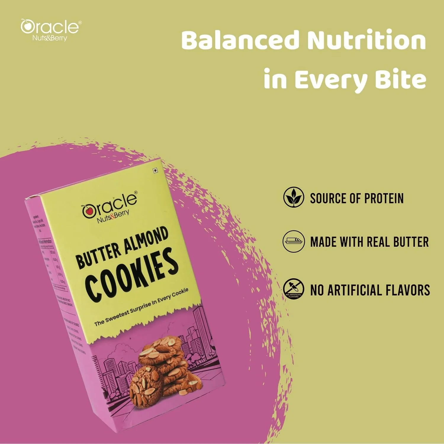 Butter Almond Cookies – Crunchy Real Butter Biscuits 200g - Image 6