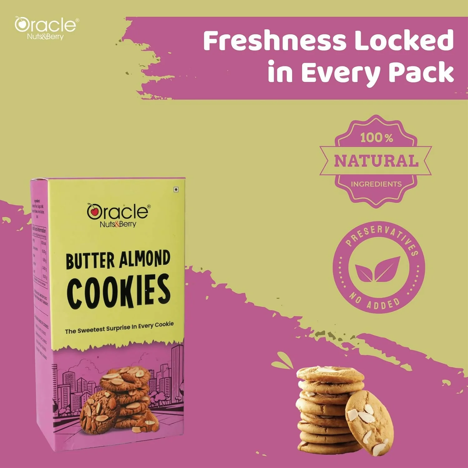 Butter Almond Cookies – Crunchy Real Butter Biscuits 200g - Image 7