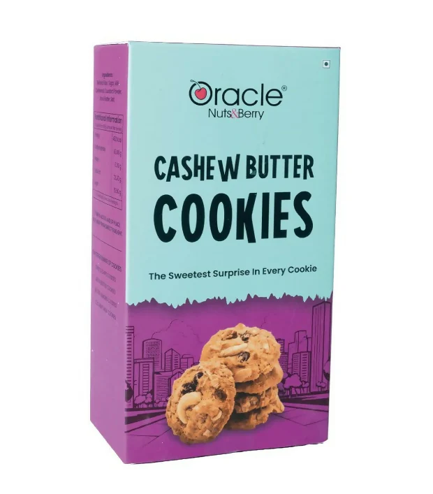 Cashew Butter Cookies – Nutty Crunchy Snack 200g - Image 5