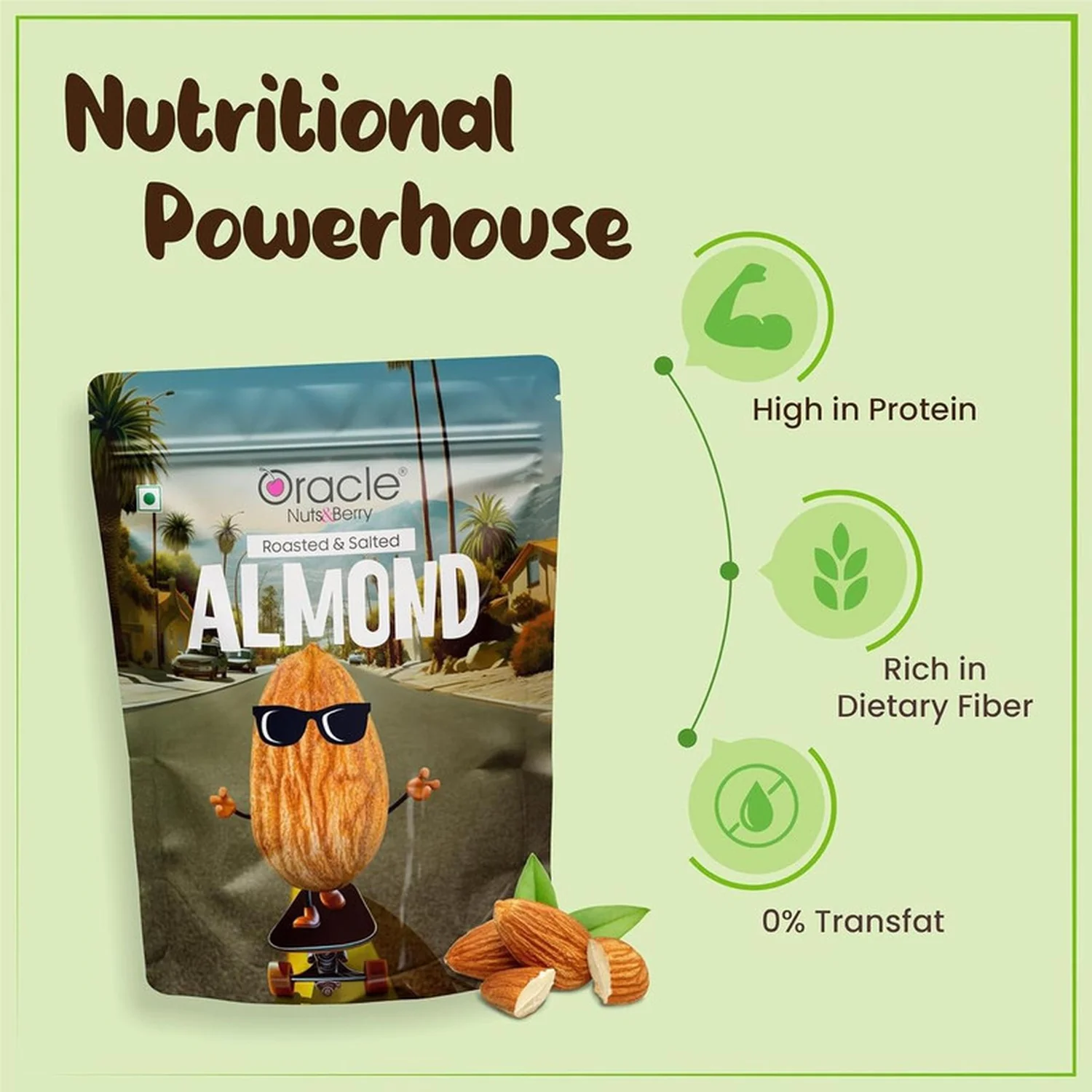 Almonds – Healthy Crunchy Snack with Rich Protein & Fiber - Image 3