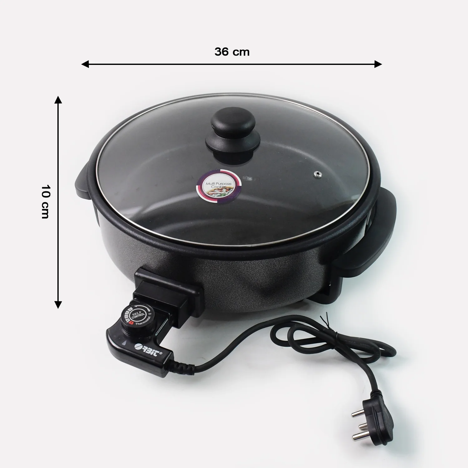 Electric Multi-Purpose Cooker – 1500W Powerful Non-Stick Pan - Image 6