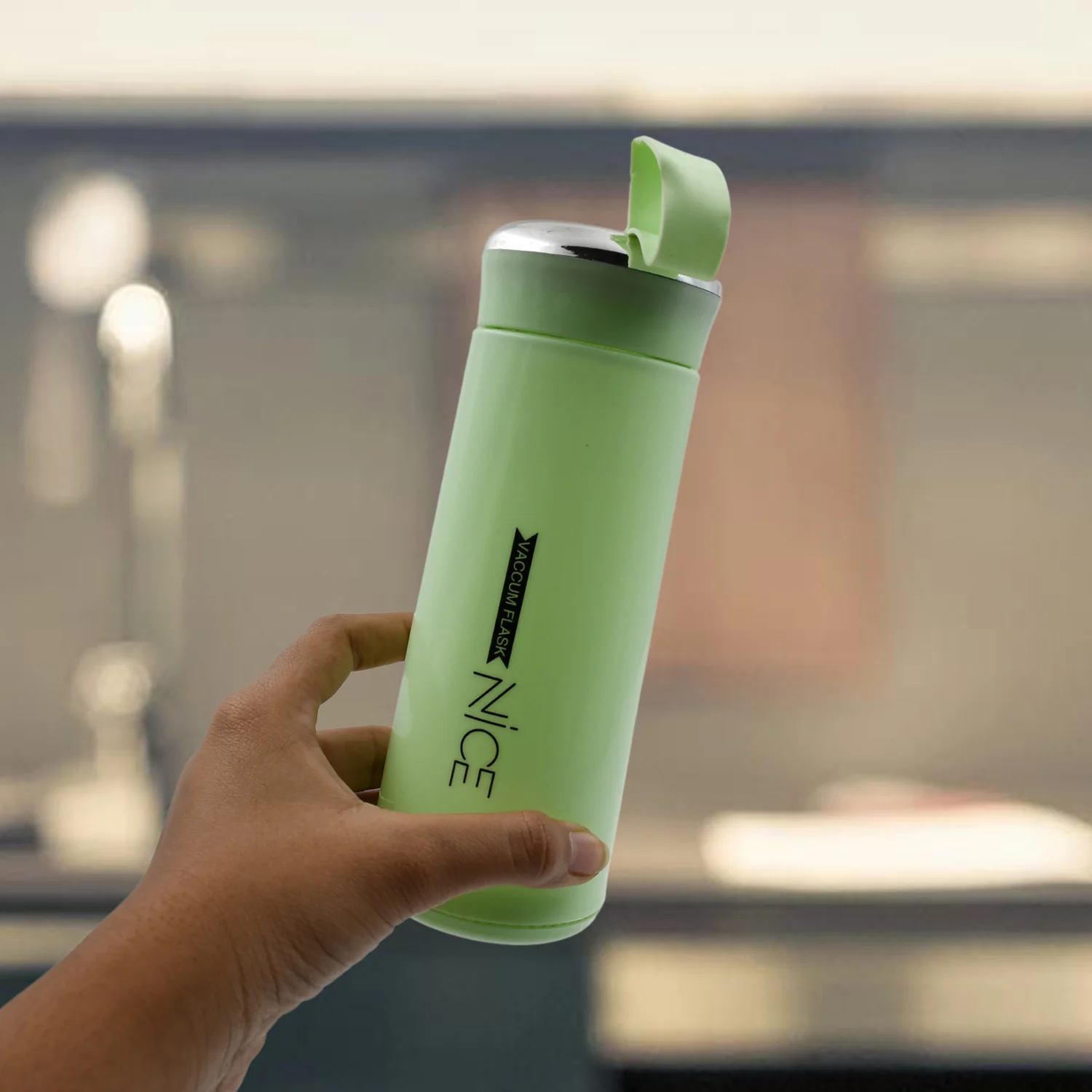 Glass Water Bottle 400ml Leak Proof – BPA-Free for Gym & Travel - Image 4