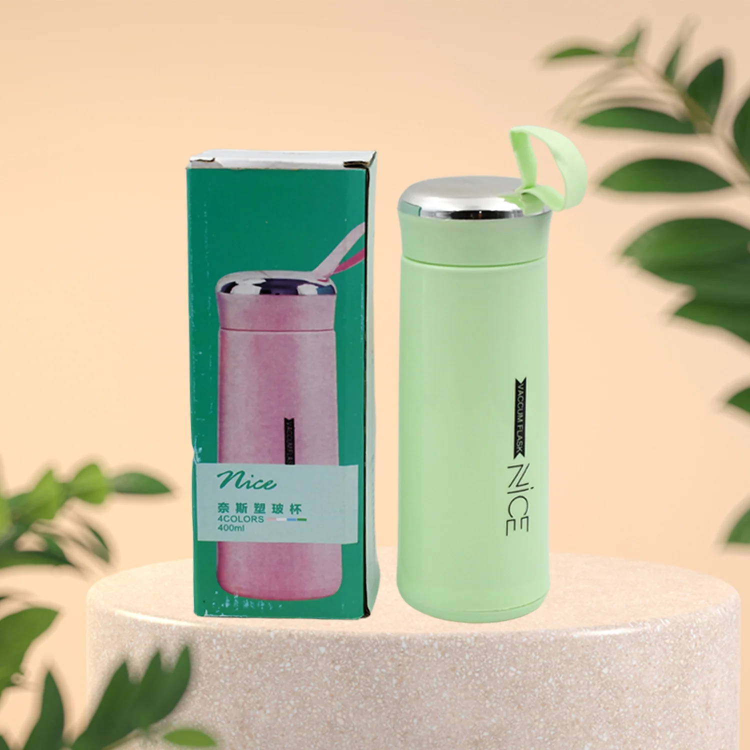 Glass Water Bottle 400ml Leak Proof – BPA-Free for Gym & Travel - Image 6