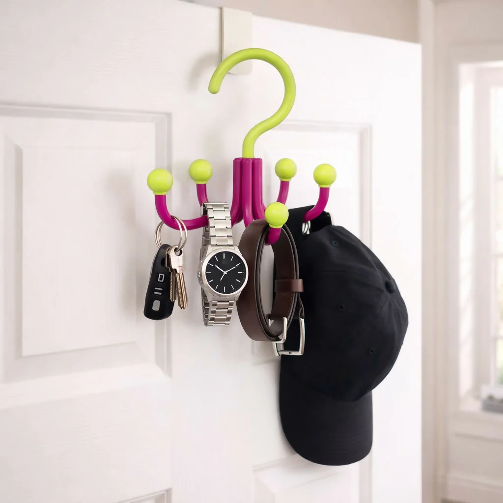 Over Door Multi Hook Organizer – Space-Saving Accessory Holder - Image 2
