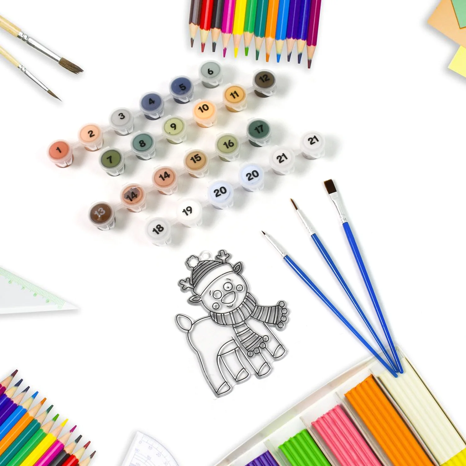 Paint by Number Kits – Adult DIY Art Set with Brushes | Indo Glow - Image 6