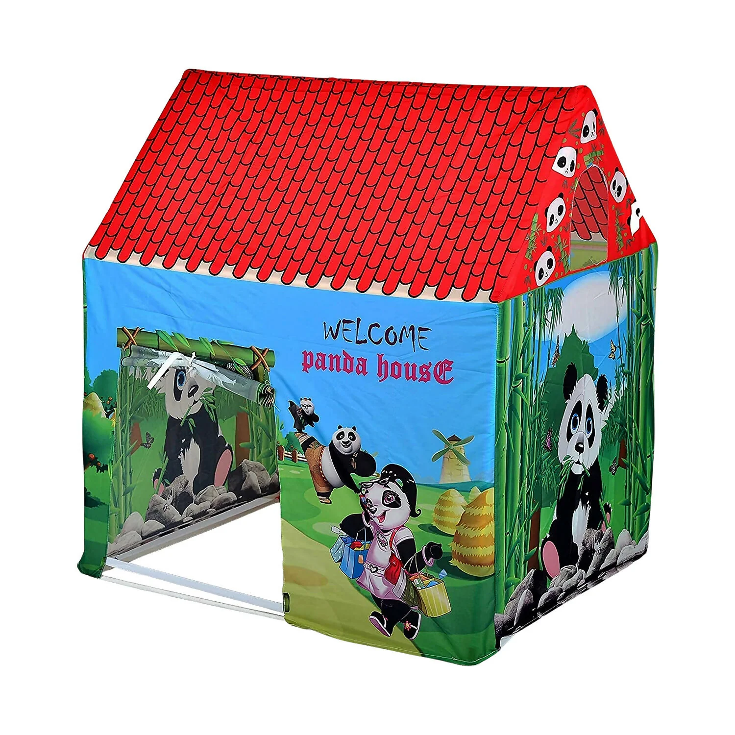 Kids Play Tent House – Panda Theme Foldable Fun - Image 5