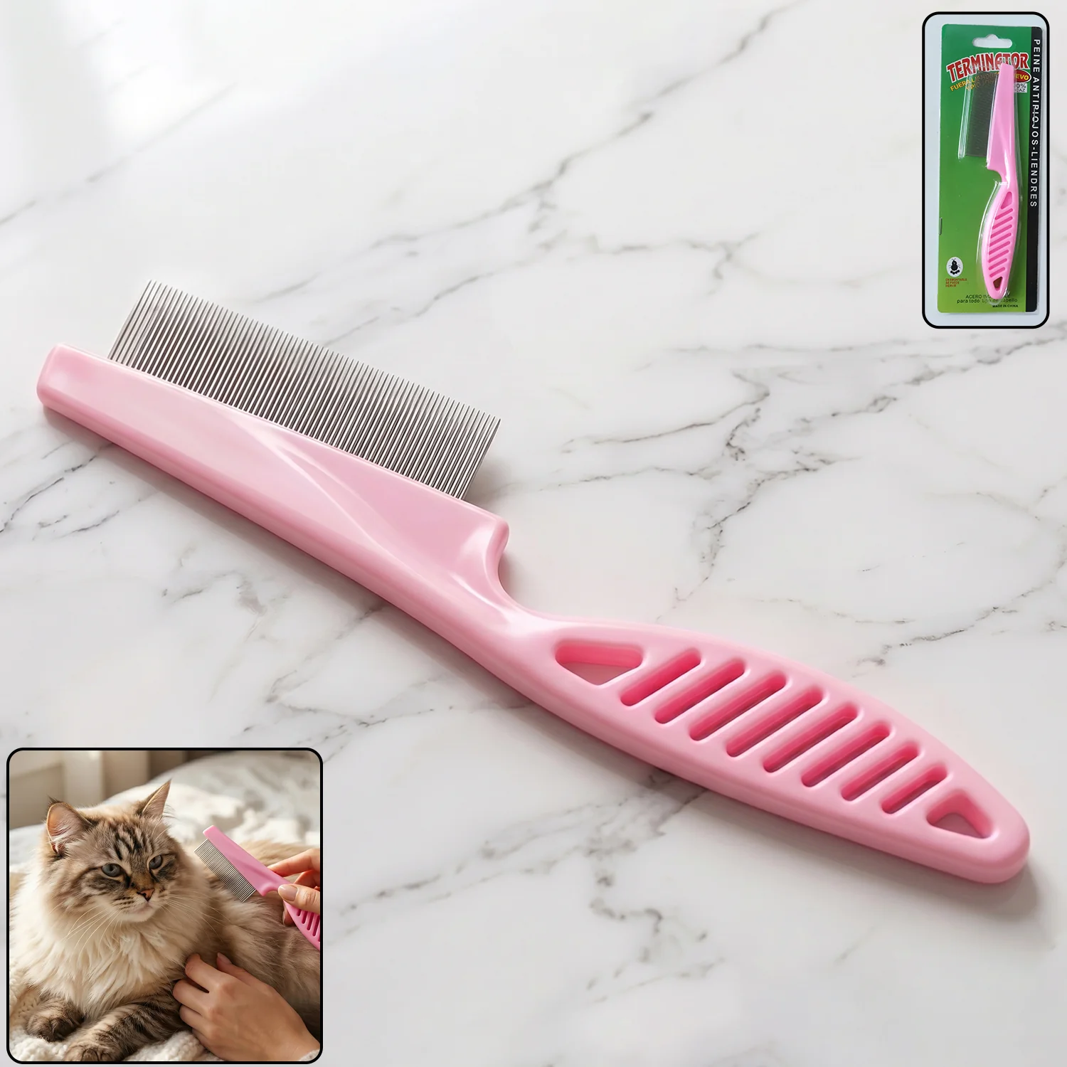 Pet Dog Hair Removal Comb – Easy Shedding and Fur Cleaning