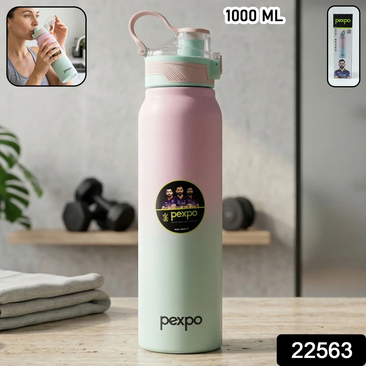 Insulated Stainless Steel Water Bottle – Hot & Cold Retention for Active Use - Image 2
